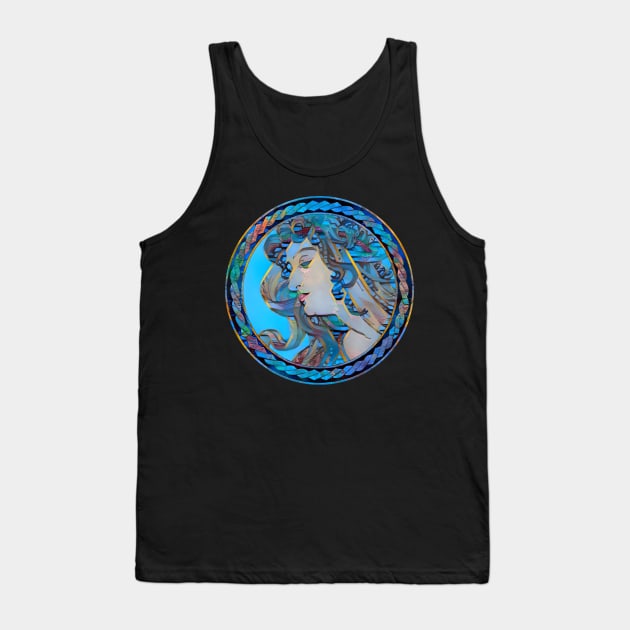 Copy of Framed Dream of Vitrail Pour la facade de la Boutique Fouquet Tank Top by Swabcraft